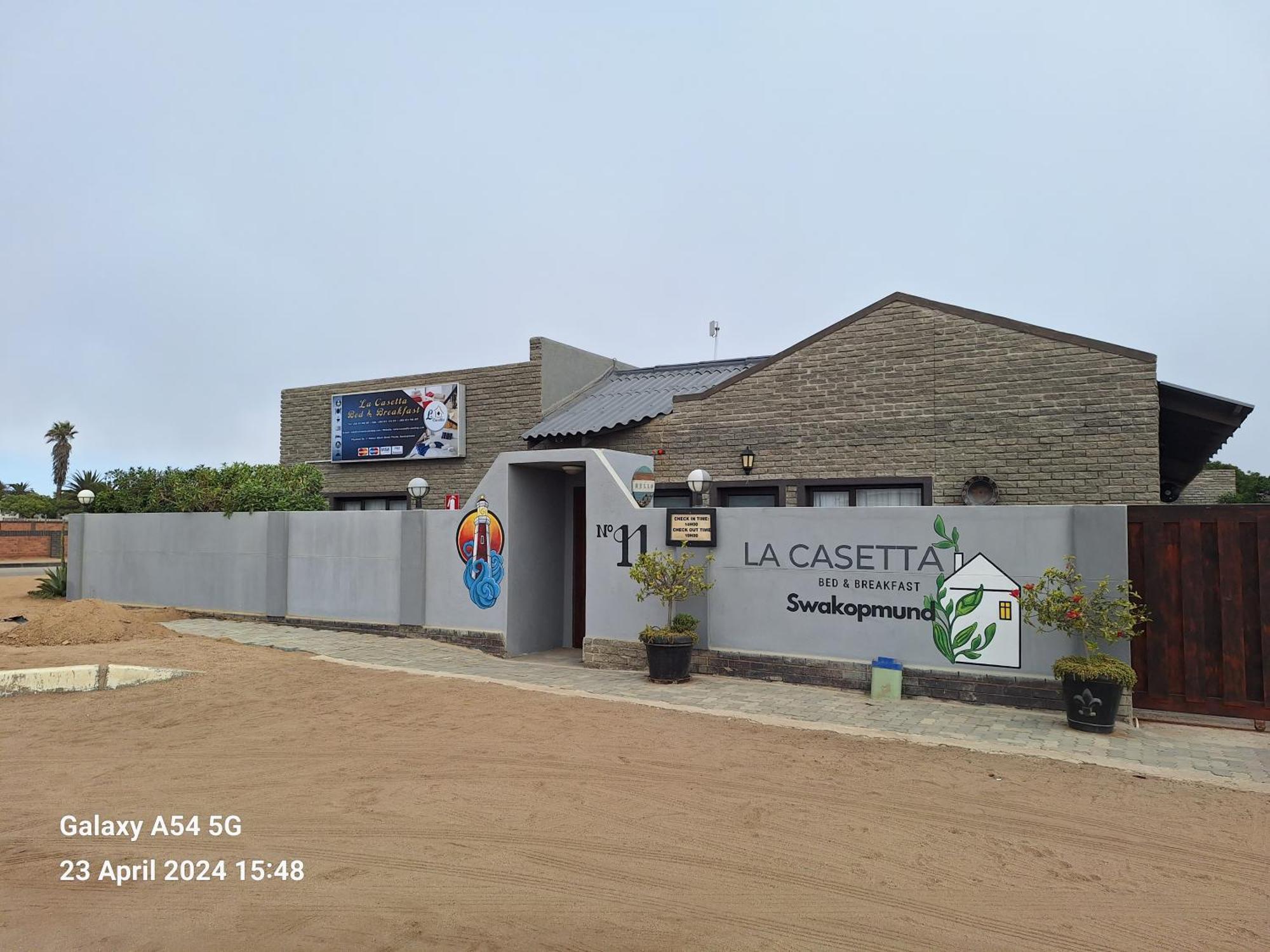 La Casetta Bed & Breakfast Swakopmund Dış mekan fotoğraf
